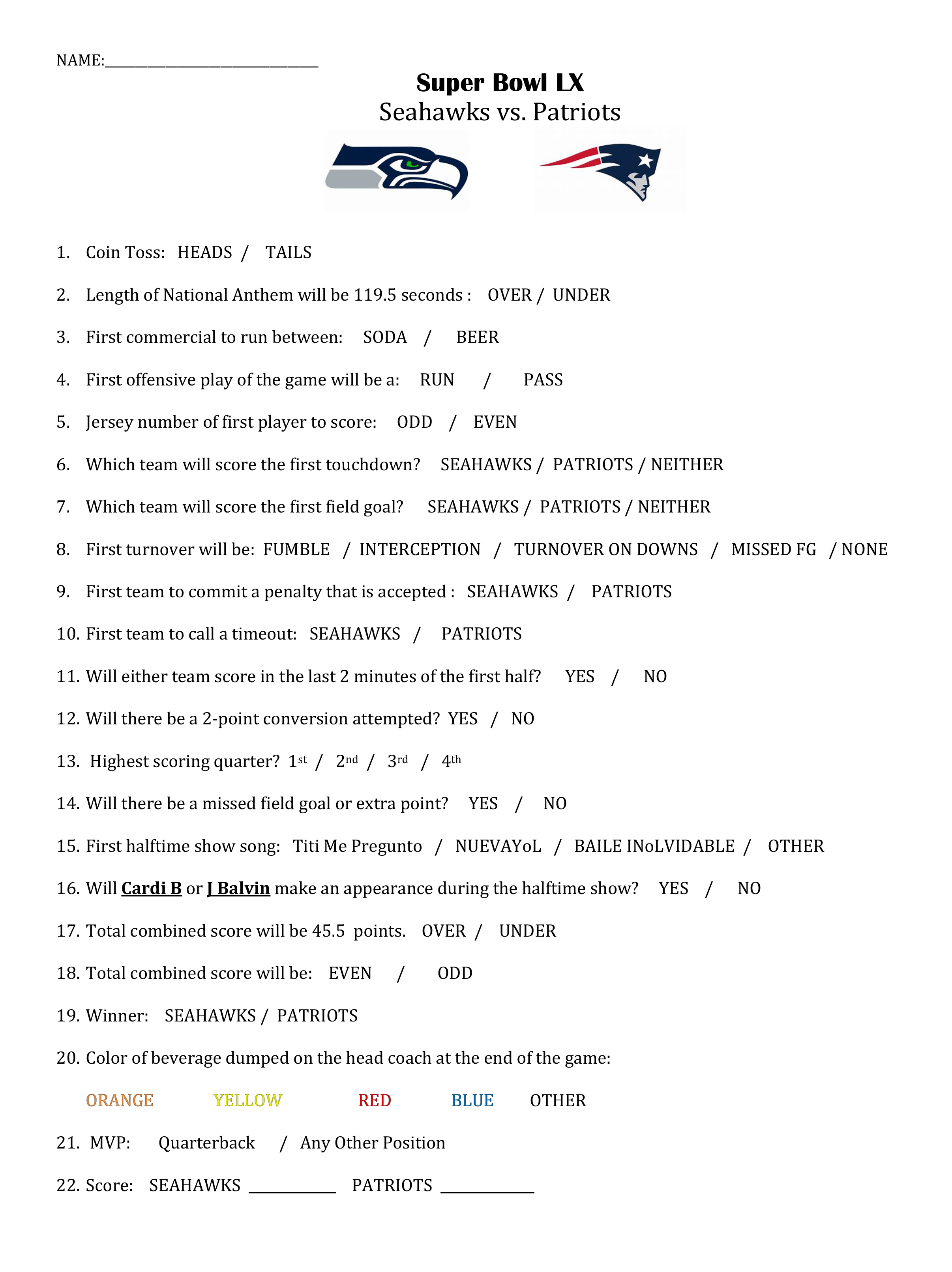 super bowl prop bets 2026 | the girl who ate everything